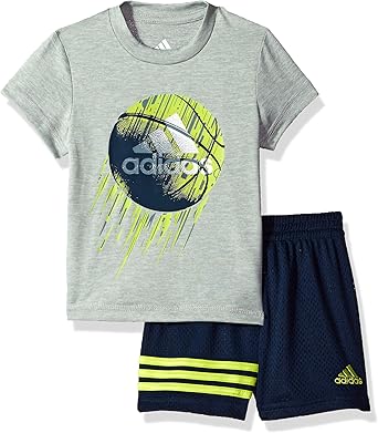 adidas shorts and top set