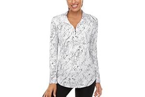 Luranee Womens UPF 50+ Long Sleeve 1/4 Zip Pullover Athletic Hiking Running Workout Tops