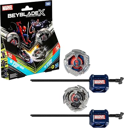Beyblade X Marvel Collab Spider-Man 3-60F Venom 3-80N Multipack Set