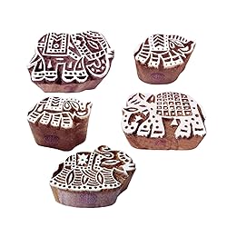 Crafty Pattern Assorted and Elephant Wooden Blocks