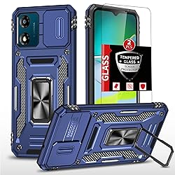 FRLMOOES for Motorola Moto E13 Case with 2 Screen