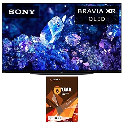 Sony XR42A90K 42 Inch 4K Bravia XR OLED High Definition Resolution Smart TV with 6 Year Amber Protection Plan (2022)