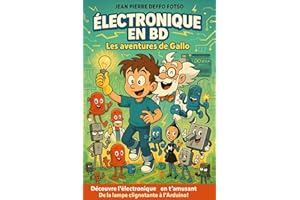 Électronique en BD – Les Aventures de Gallo: Découvre l’électronique en t’amusant – De la lampe clignotante à l’Arduino ! (Ba