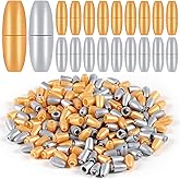 WILLBOND 100 Pcs Breakaway Clasps for Necklace Plastic Safety Bracelet Clasps for Lanyard Bead Barrel Connectors for Necklace Bracelet Jewelry Making DIY (Gold,Silver)