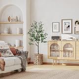 YOLEO 4FT Artificial Olive Tree Tall Faux Silk Olive Plant Home Office Decor view 8