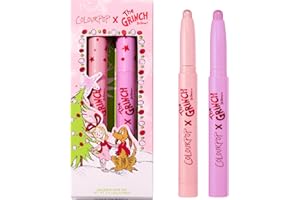 ColourPop x The Grinch Shadow Stix Makeup Kit – Limited Edition Metallic Eyeshadow Makeup Set – Vegan & Cruelty-Free Cream Eyeshadow Sticks with High-Pigment & Metallic Finishes (2 Count)