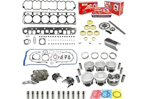 DNJ EK1123M Master Engine Rebuild Kit for 1999-2000 Jeep Cherokee Grand Cherokee Wrangler 4.0L L6 12V OHV 242cid