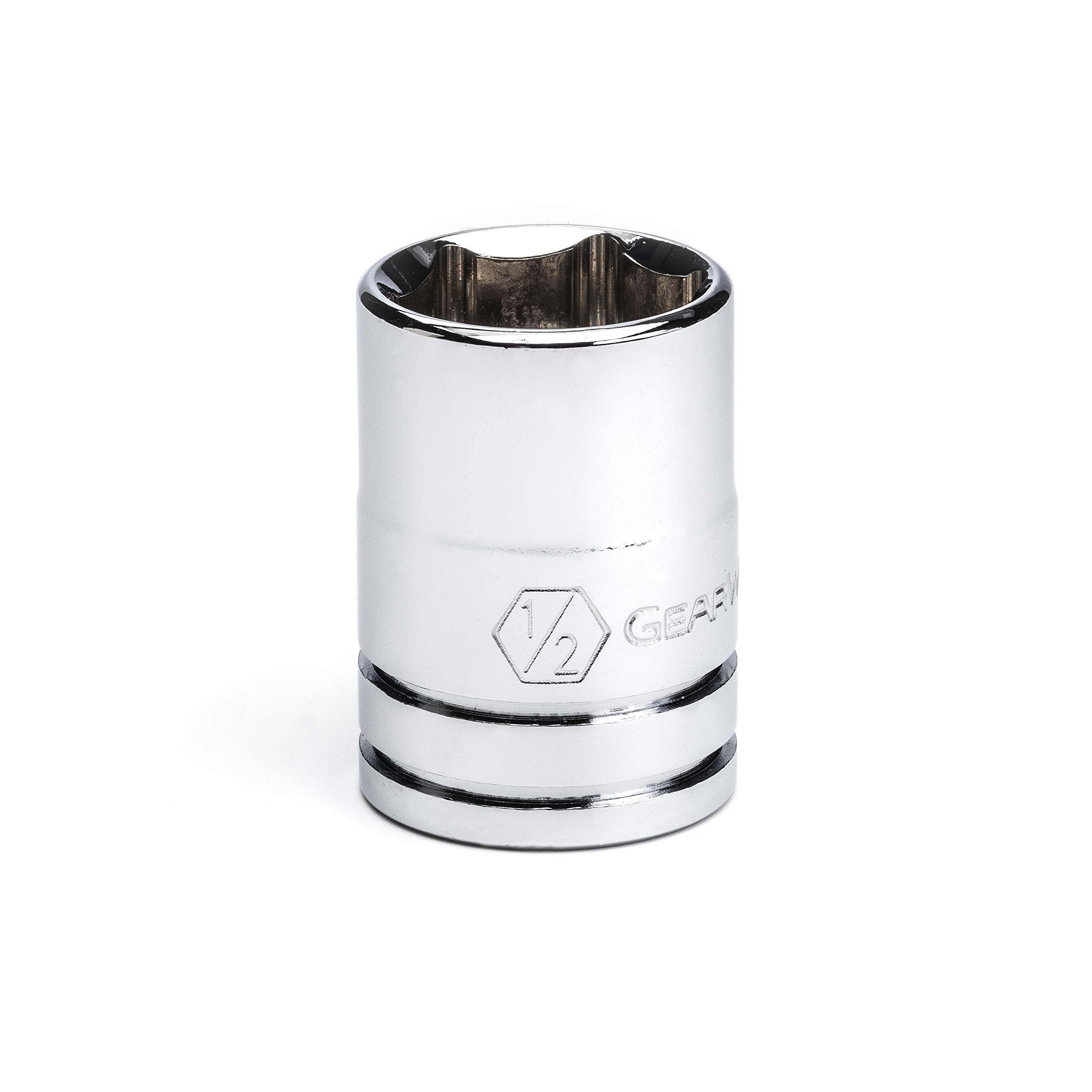 Gearwrench 80354 Socket, 6 Point, 3/8" Drive, 1/2"