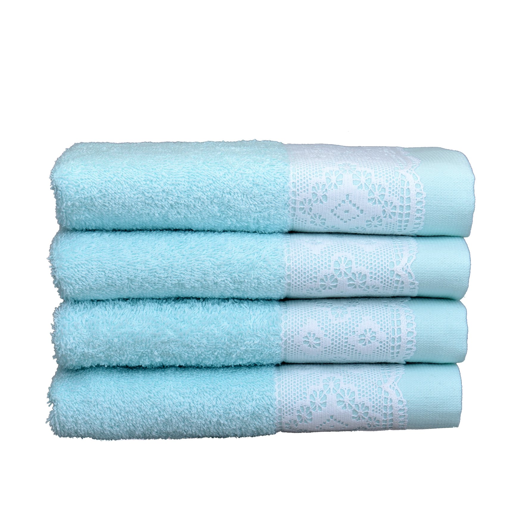 MINTEKS 152302710 Lace Towel Kopenhagi Decorative Hand Towels Set for