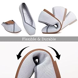 Frank Mully Womens Square Toe Flat Shoes