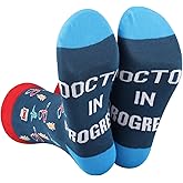 CENWA 1 Pair Doctor Gift Doctor In Progress Socks Doctor Appreciation Gift