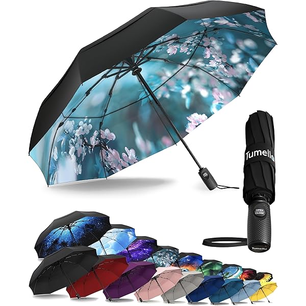 Seniny Windproof Travel Umbrella, Double Vented Canopy Large Umbrellas For Rain Automatic Compact Umbrella For Car Backpack Portable Pocket Uv Umbrellas For Sun Protection Walking Lightweight P 169706314