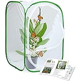 RESTCLOUD Insect and Butterfly Habitat Cage Terrarium Pop-up 23.6 Inches Tall