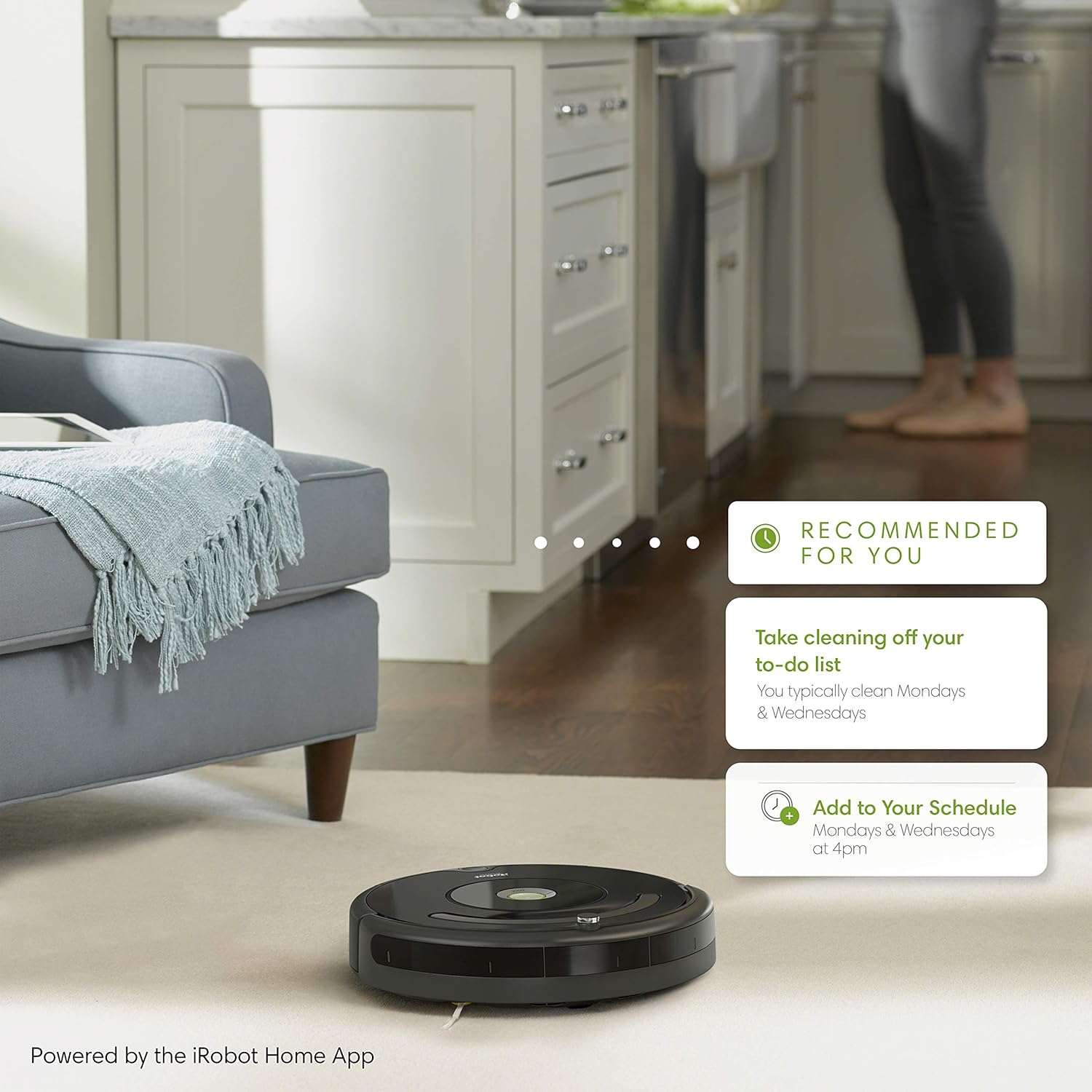 iRobot Roomba 675 Robot Vacuum-Wi-Fi Connectivity, Works with Alexa, Good for Pet Hair, Carpets, Hard Floors, Self-Charging -