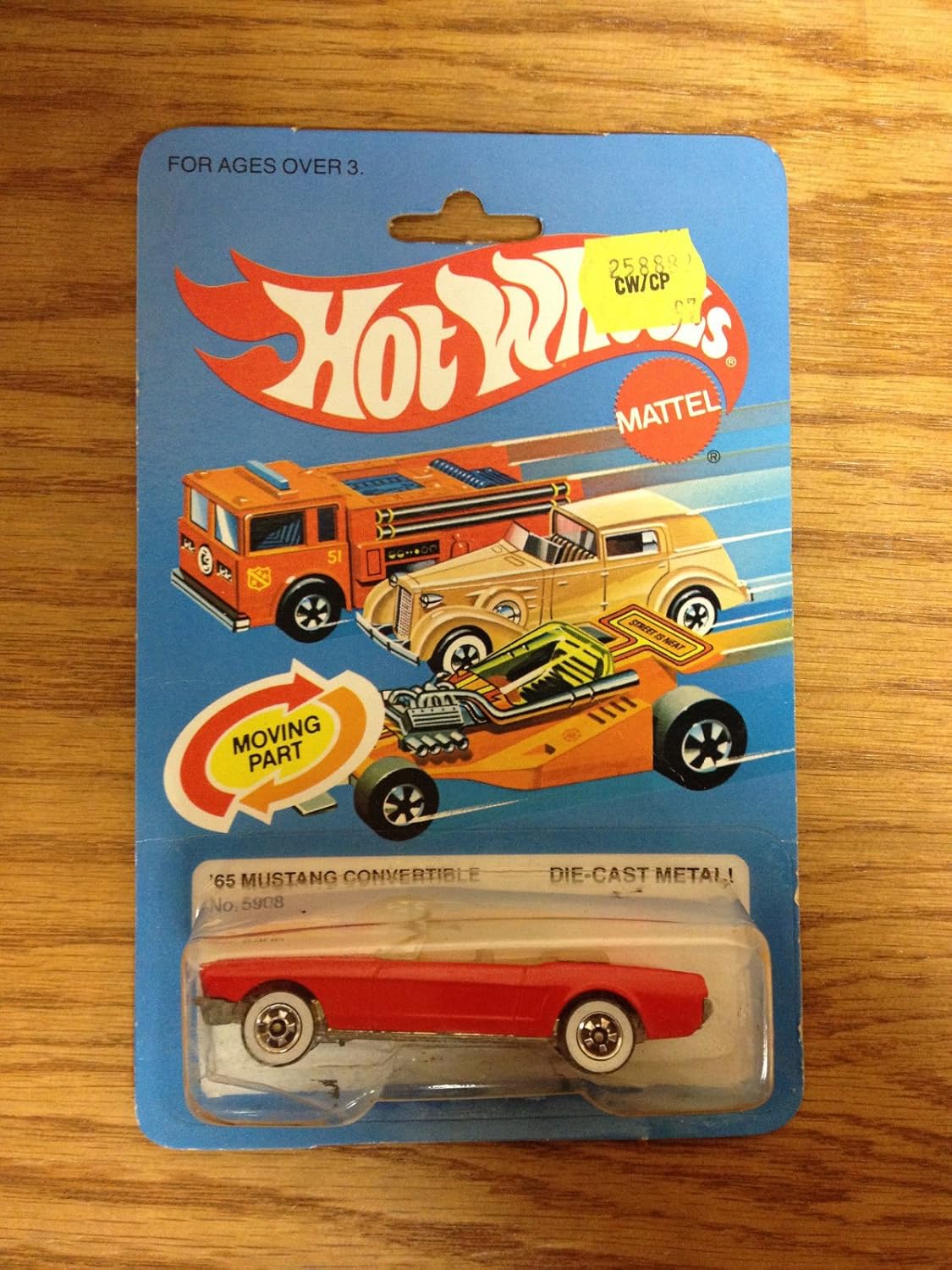 hot wheels 65 mustang convertible 1983