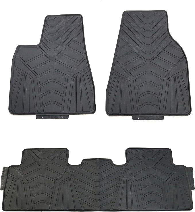 Amazon.com: Rubber Floor Mats for Tesla Model X 2015+ 5 Seater All