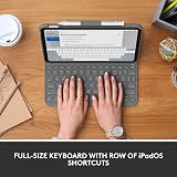 Logitech Slim Folio Keyboard Case for iPad 10th Gen A16 UK Graphite view 2