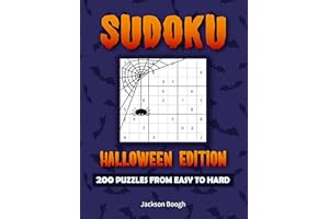 Sudoku: 200 Puzzles from Easy to Hard (Halloween Edition)