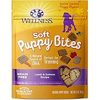 Wellness Natural Pet Food Grain-Free Crunchy Puppy Bites Chicken & Carrots Recipe Dog Treats