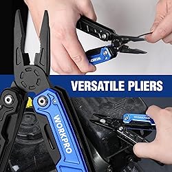WORKPRO Multitool-11 in 1 Camping Tools with Mini