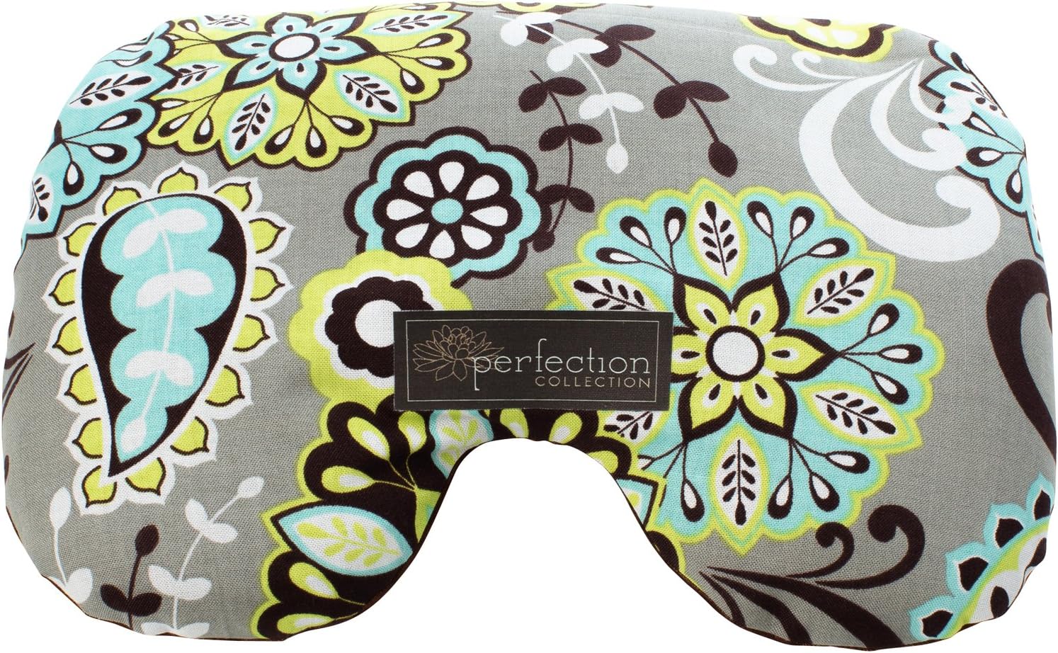 Heating Pad for Hot and Cold Pain Relief Eye Pillow Therapy with Moist & Dry Heat Therapy Options, Brown and Blue