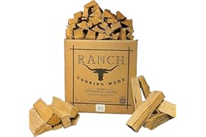 RANCH COOKING WOOD Pizza Oven Wood ~ 6 inch Mini Oak Logs, 1000 Cubic in., Wood for Pizza Oven, Such as Ooni, Gozney, Bertello, Solo Stove & More! Great for Grilling & Smoking, Naturally Cured, 12-14lbs, USA Harvested!