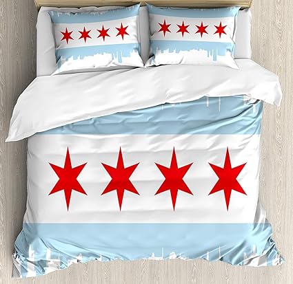 Amazon Com Chicago Skyline Bedding Sets City Of Chicago