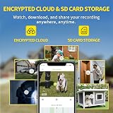 Septekon Security Camera Outdoor 2 Pack 2K Dual Antenna WiFi IP66 Night Vision view 5