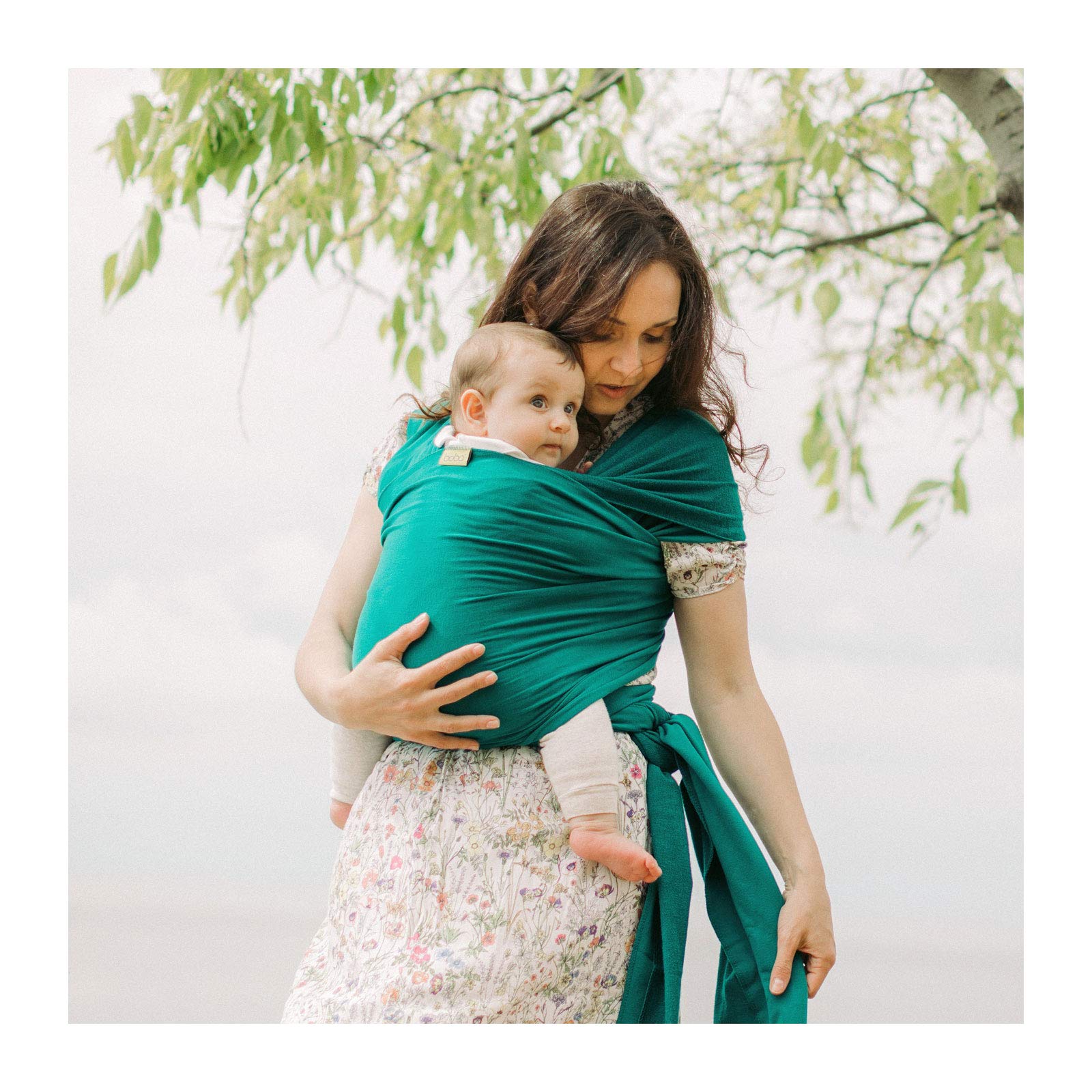 boba wrap newborn hold