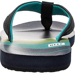 REEF Men's HT PRINTS Sandal, aqua green, 130 M US
