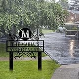 Address Sign With Stakes,Personalized Outdoor House
