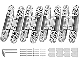 Upgraded Invisible Door Hinges (4 pcs) -6 Inch