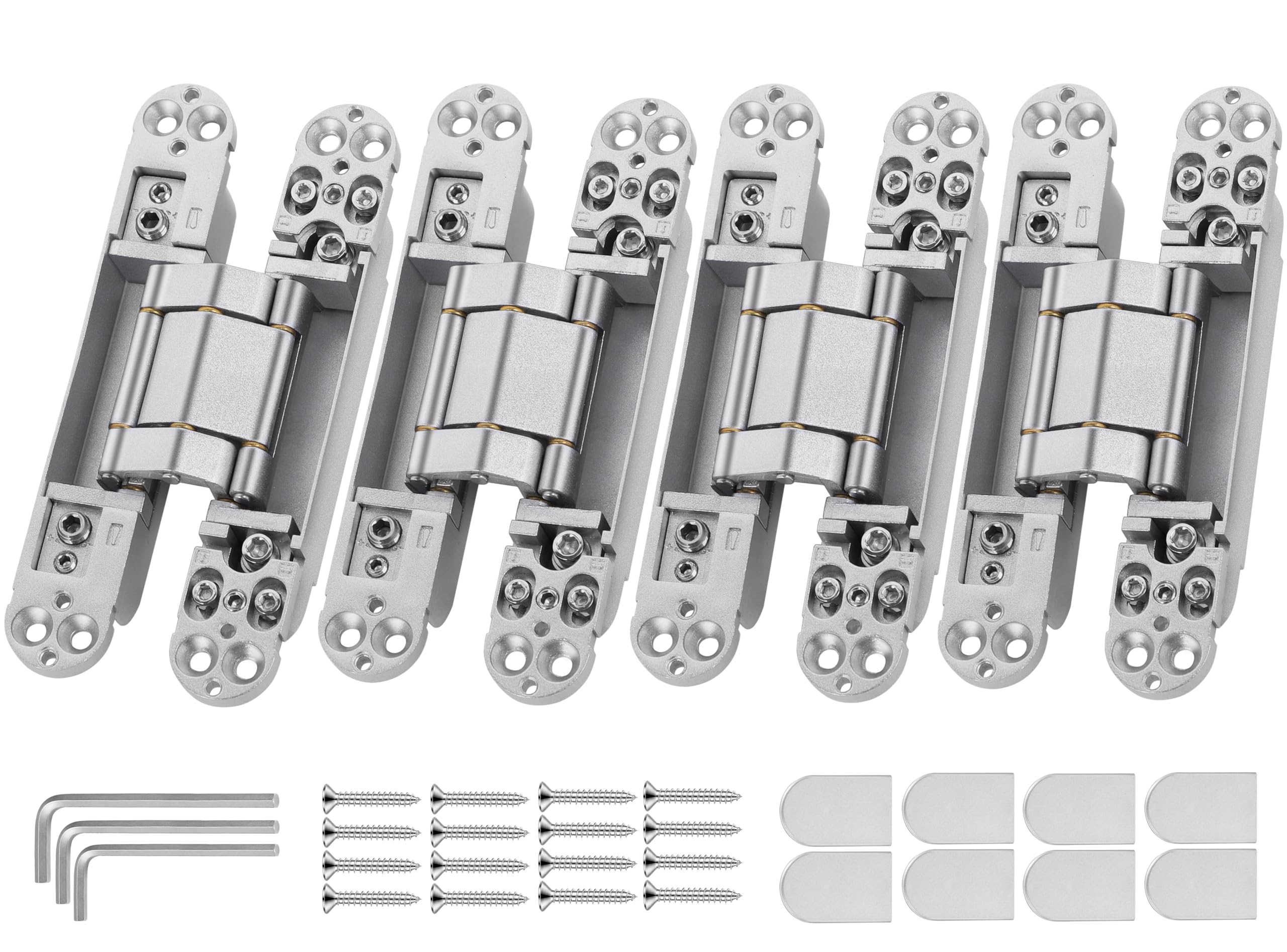 Upgraded Invisible Door Hinges (4 pcs) -6 Inch