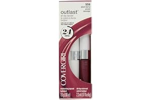 CoverGirl Outlast All Day Two Step Lipcolor, Plum Berry 559, 0.13 Ounce