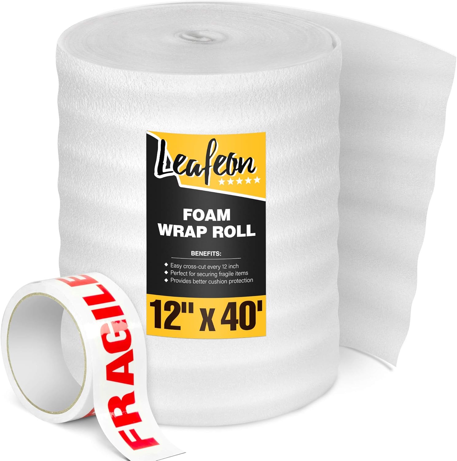 Foam Wrap Roll is 30cm x 12m for Shipping Packing, Moving Supplies
