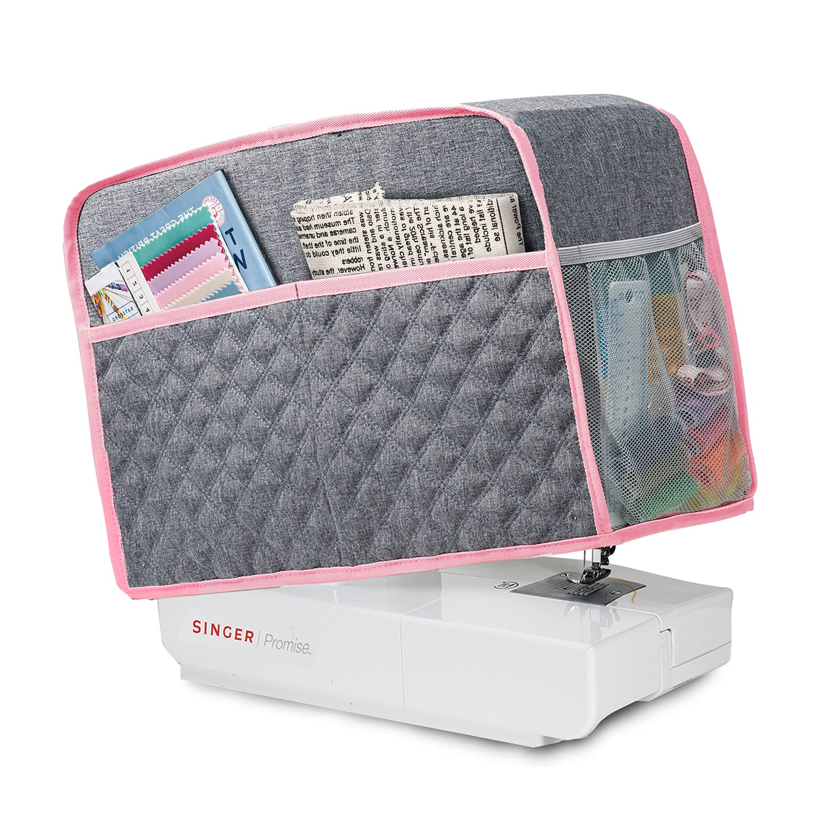 BAGSFY Sewing Machine Cover for Brother, Sewing Machine Dust Cover for Singer, Padded Storage Dust Covers Compatible with Most Standard Sewing Machine.
