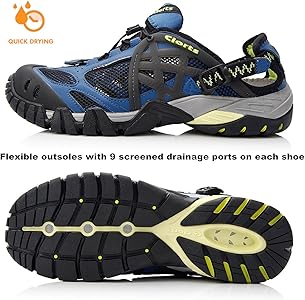 clorts lightweight walking sneaker sandal