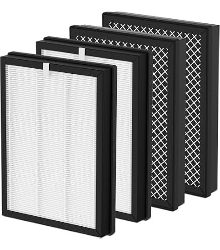 PUREBURG HEPA Ersatzfilter – 2er Pack Für Cuisinart CAP-500 Luftreiniger, H13, Mit Aktivkohle