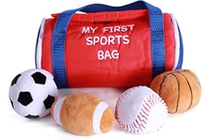 Obami My First Sports Bag Baby, 4 Tiny Cloth Balls, Interesting and Rich Sport Balls for Early Education Baby Toy