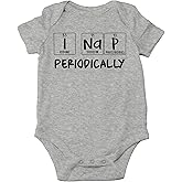 AW Fashions I Nap Periodically Baby Bodysuit Funny Cute Newborn Romper Coming Home Outfit for Infant Boys