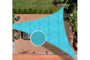 Insun 95% Sunscreen Anti UV Water Resistance Oxford Cloth Triangle Sun Shade Sail Awning Shade for Outdoor Garden Patio Party
