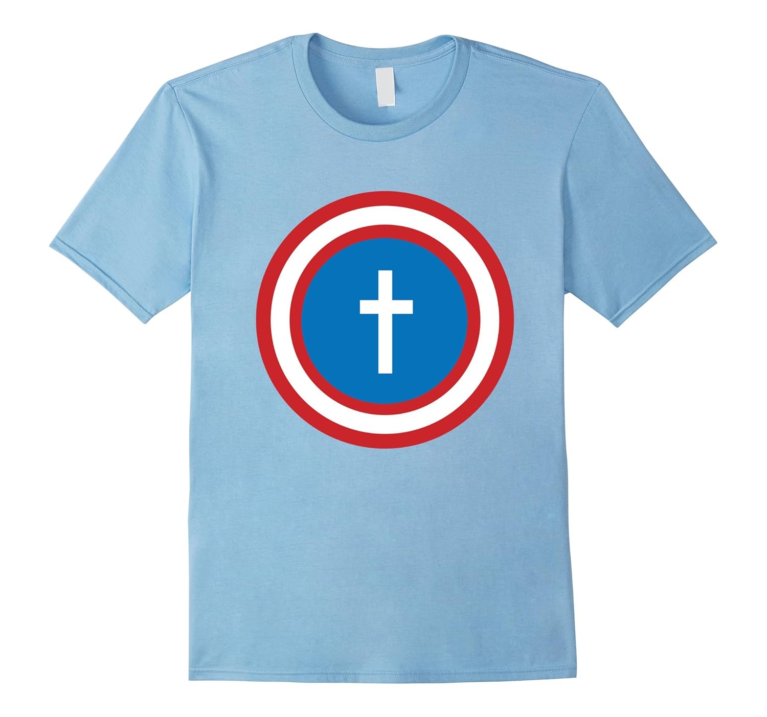 JESUS IS MY SUPERHERO Shield Shirt-ANZ