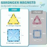 Lovchil Magnetic Tiles STEM Blocks 61PCS Education Set for Kids 3 4 5 6 view 2