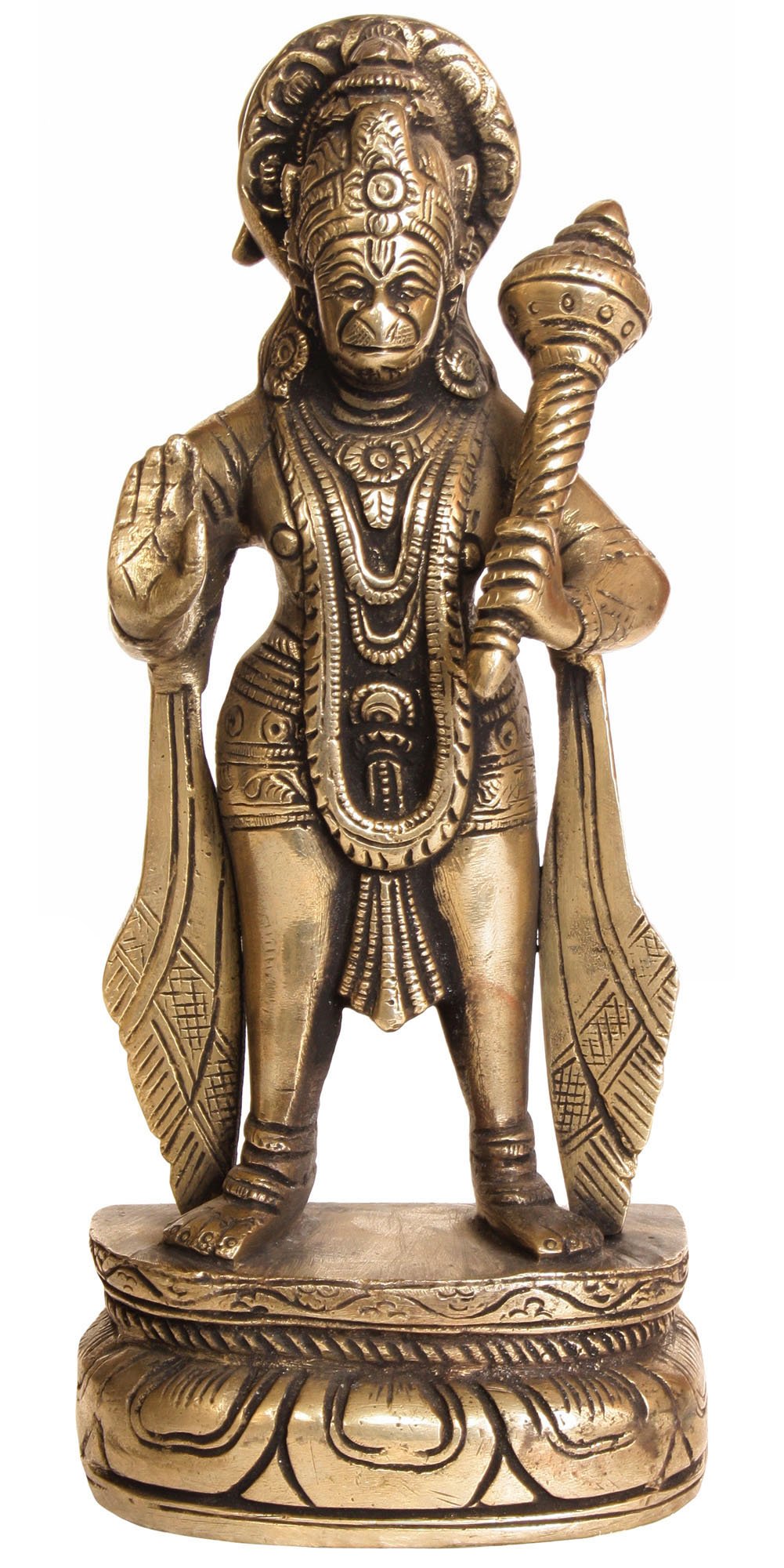 Mahaveer Hanuman - Brass Statue