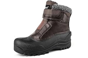 riemot Mens Womens Snow Boots Waterproof Winter Boots for Hiking Trekking Fishing Hunting Dog Walking, Mucker Yard Boots Gard