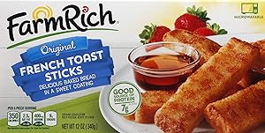 RICH PRODUCTS Farm Original 7.81 lb frozen French Toast Sticks, 124.96 Oz