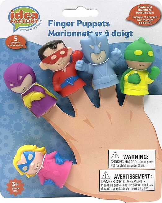 superhero finger puppets