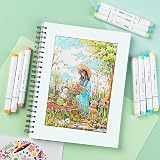 Ohuhu A4 Sketchbook Double-Sided Bleedproof 150GSM 60 Sheets Spiral view 8