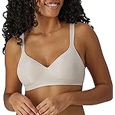 Bali Women's Wireless Bra DF3463, Comfort Revolution Full-Coverage Bras for Women, Moisture-Wicking, Wirefree
