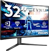 Philips Evnia 32 Inch QHD Curved Gaming Monitor 240Hz VA HDR400